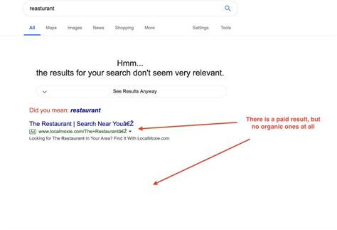 getting 0 results when i search for anything .